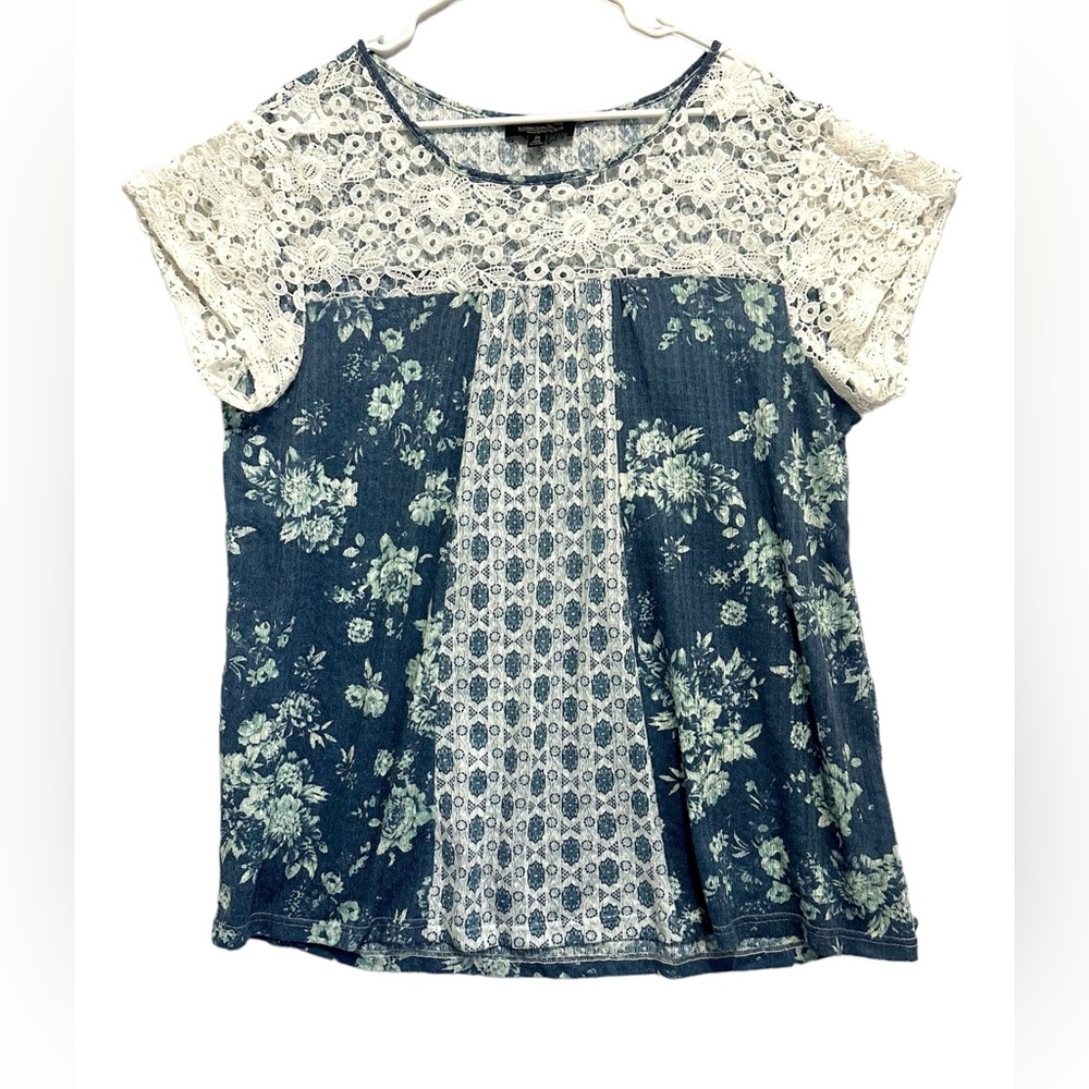 Suzanne Betro Women Blouse Top Lace Plus size 2X